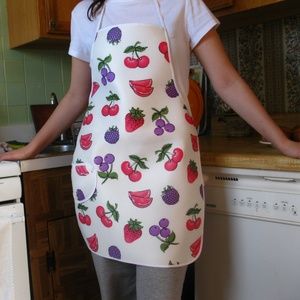 Pink Cherry Women's Apron WATERPROOF